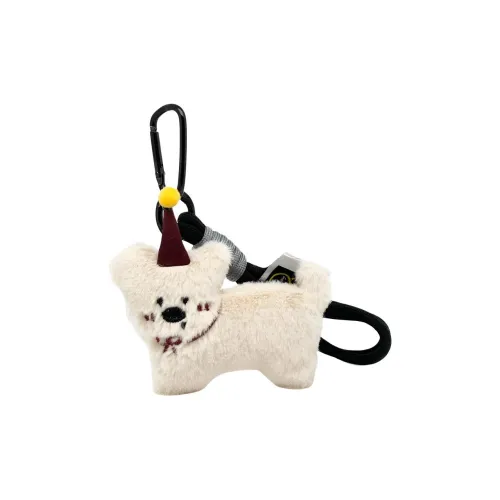 MENGXIAO Cartoon Cute Бант Высокая Шляпа Щенок Кукла Плюшевый Брелок 10 см Высота