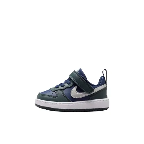 nike Court Borough Low Топ Обувь для малышей Морской синий Infant And Toddler