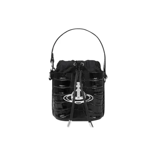 Vivienne Westwood Daisy Телячья кожа Сумка Женская Черная