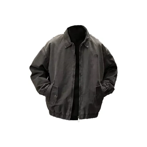 YIWANSHIDUO Серый Унисекс Куртки