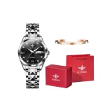 Стальной браслет, глубокий черный