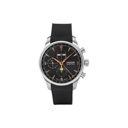 UNION GLASHUTTE SA Автоматический Механический Мужской Часы из Коллекции Belisar 44 мм Черные