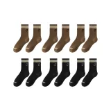 6 упаковок (3 коричневых + 3 черных)