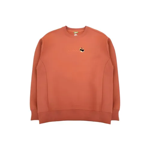 ANTA Удобный Свободный крой Толстовка Унисекс Большая Медведица Красный