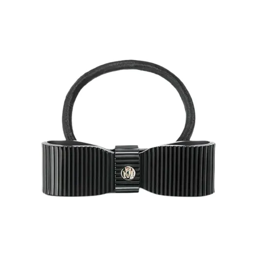 Maison Michel Ацетат Резинка для волос Женская Черная