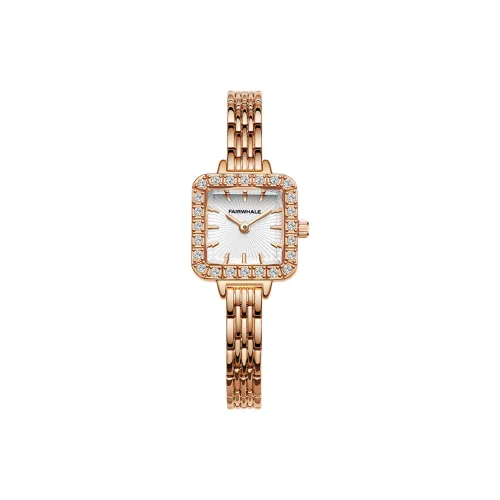 FAIRWHALE Smart Series Кварцевый механизм Металлический ремешок Часы Женские Белый циферблат