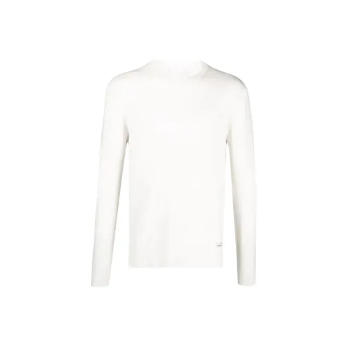 PRADA Белый Мужской Кашемировый Свитер