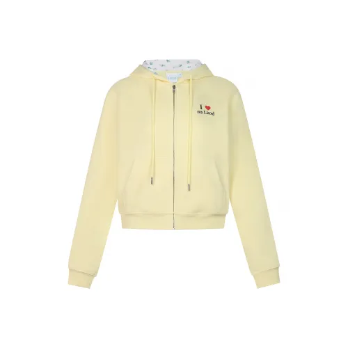 LKOD Жёлтые Женские Свитшоты