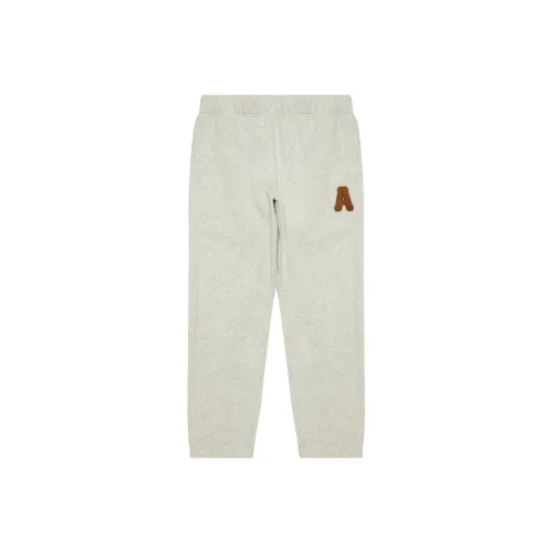 Aape Серый Белый WH2 Мужские Повседневные Штаны