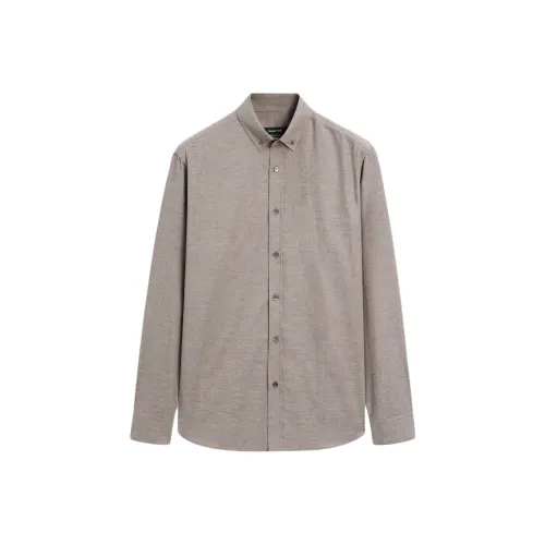 Massimo Dutti Коричневые Мужские Рубашки