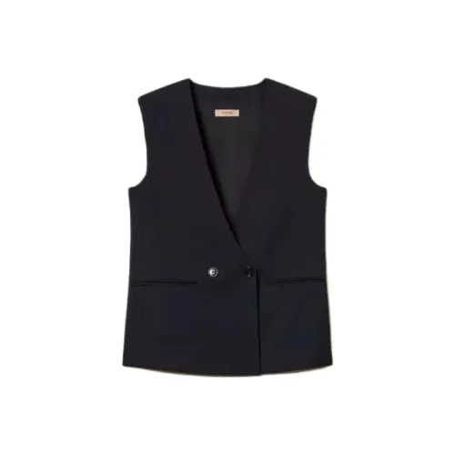 Twinset Классический синий женский жилет