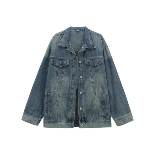 HAPG Джинсовый синий Женская Джинсовая Куртка