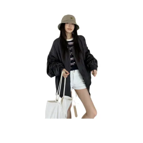 MORii Черный Унисекс Короткое пальто