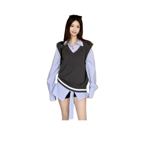 Dippanis Серый Женский жилет