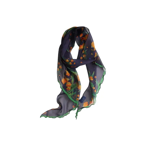 Lagur 100% шелк из тутового шелкопряда Шарфы Женские