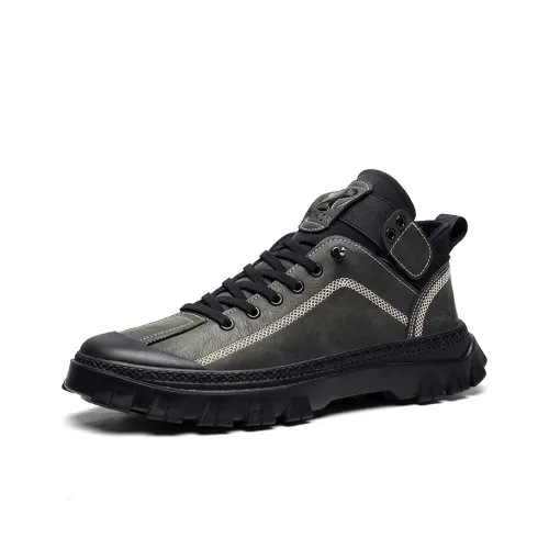 QDML Рабочие ботинки MID Топ Мужской