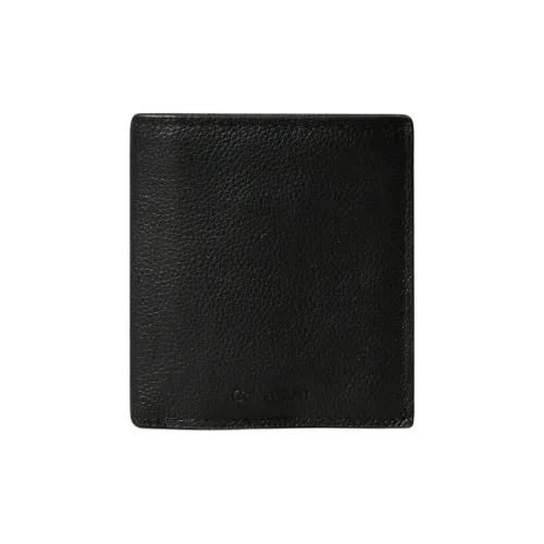 CALVIN KLEIN Кожа Кошелек Мужской Черный