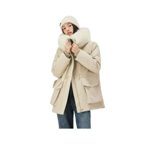 EICHITOO Хаки Женские Парки