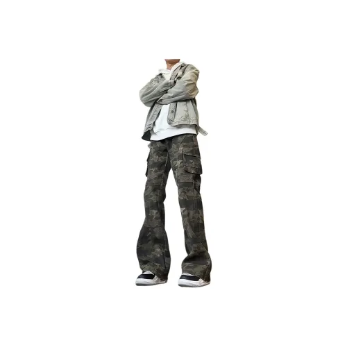 KVIV Камуфляж Мужские Джинсы