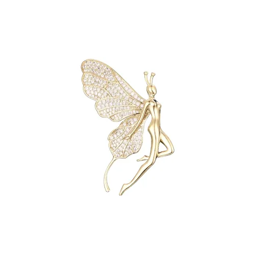 Lan Ying Размер 0 Экологичный Сплав Броши Унисекс