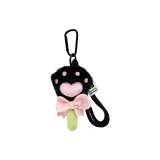 Конфетный, кошачья лапа + черный браслет-шнурок