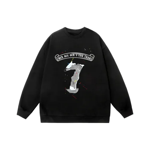 Свитшот Cotton Gene с круглым вырезом унисекс