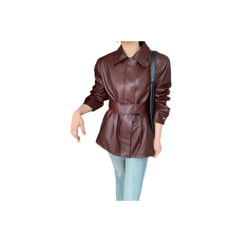 LADYXIEXIE Кожа Куртка Женская