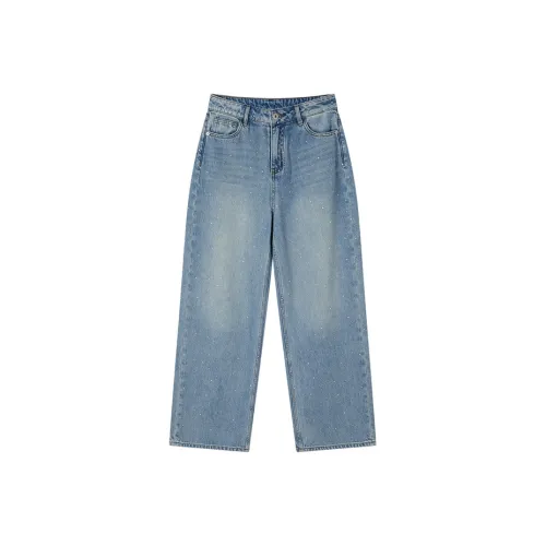 Miiine Diamond Sparkling Blue Women's Jeans