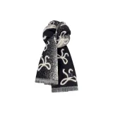 Бант черного градиента