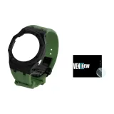 Углеродное волокно, черный корпус, зеленый ремень, слитный стиль