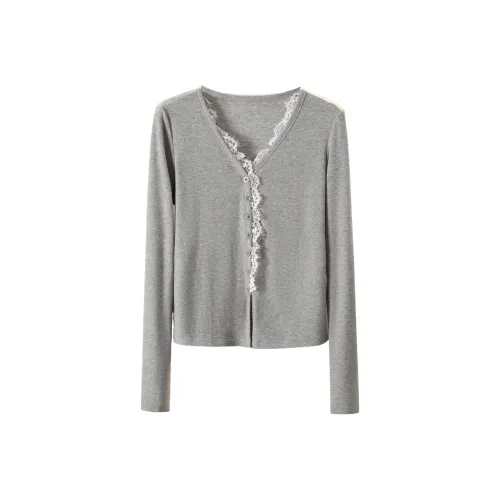 TOUCH Светло-серые женские T-рубашки