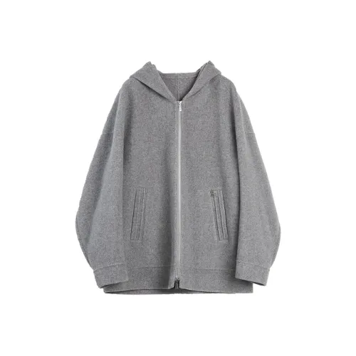 ELLE Средне-серый Женское Пальто