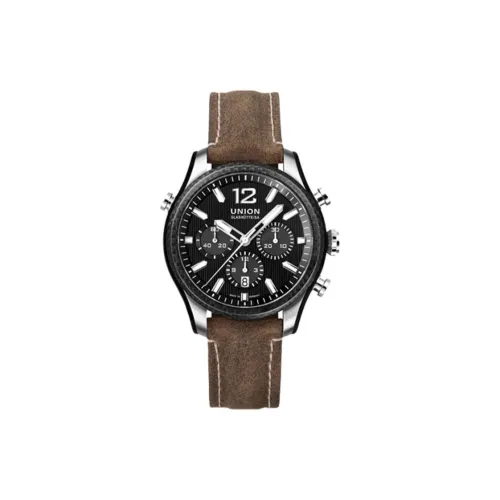 UNION GLASHUTTE SA Автоматический механический механизм Мужские часы Belisar Collection 44мм*44мм*15,07мм Черный