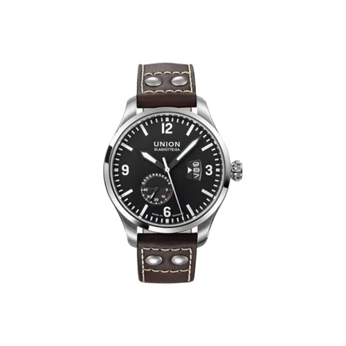 UNION GLASHUTTE SA Автоматический механический механизм Мужские часы Belisar Collection 45мм*45мм*11,87мм Черные
