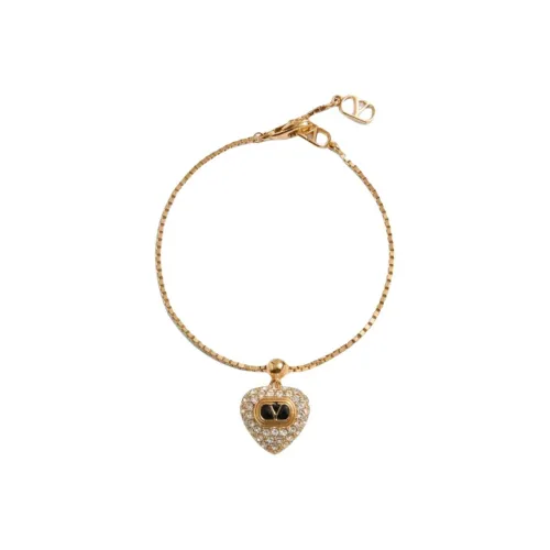 Valentino Кристальные браслеты женские золотые