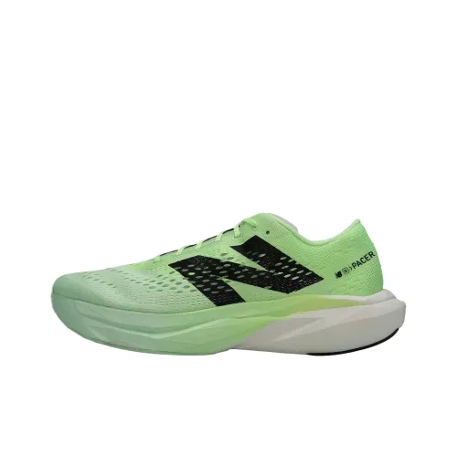 New Balance совместный бренд SC Pacer V2 Дышащие Беговые кроссовки Мужские Зеленые 2E Ширина корпуса