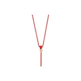 1,5 мм Peaceful Красный-Хетянский нефрит Стиль-Подвеска Ленточка