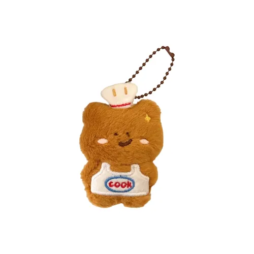 Nodding Bud Bug Милый Кукла Фрукты Котенок Chef Медвежонок Нагрудник Кролик Универсальный Брелок Кукла Маленький Украшение Плюшевый Подвеска 7 см Высота