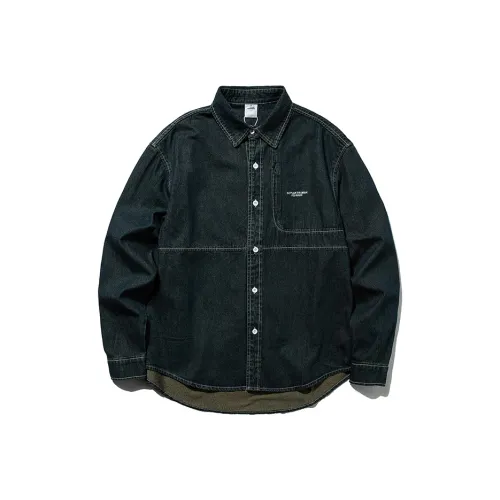 SINKACME Джинсовый синий Мужская рубашка