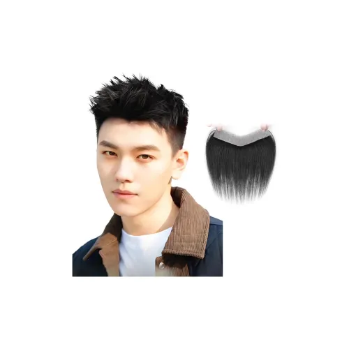 Time Shadow Мужская парик Наклейка для волос с человеческим волосом