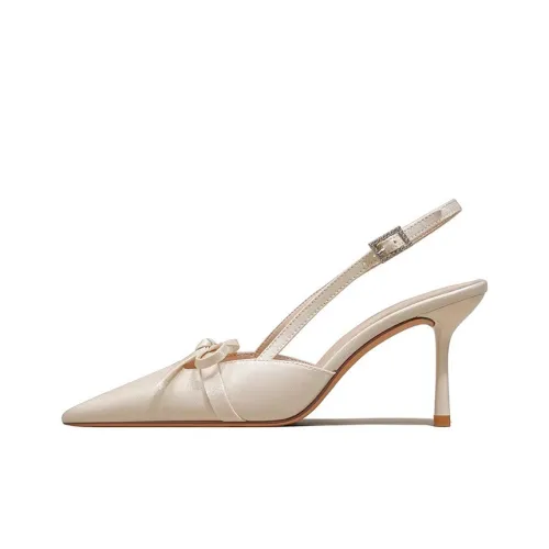 BIGTREE Высокие каблуки Шампанское 7 см Женские