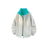 Серый Зеленый [Воротник-стойка]