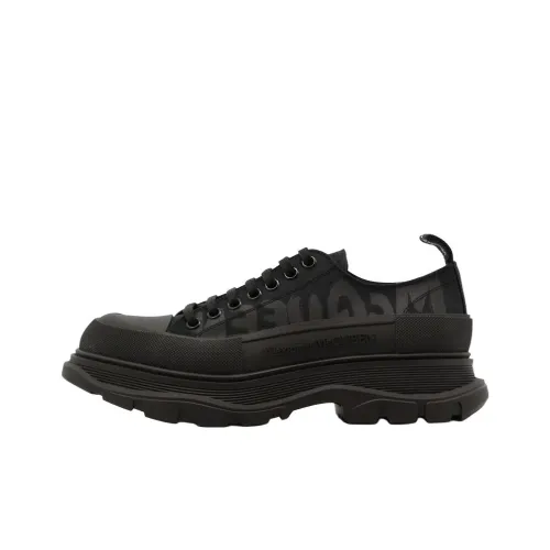 Alexander McQueen Tread Slick Low Топ Обувь на платформе Мужская Черная