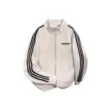 Полная молния, белый, серый, тонкий [высококачественное издание]