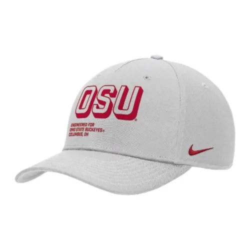 nike Органический хлопок Кепки Мужской Серый