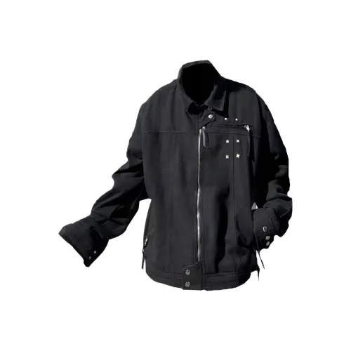 JIMI JONS Черный Унисекс Джинсовые куртки