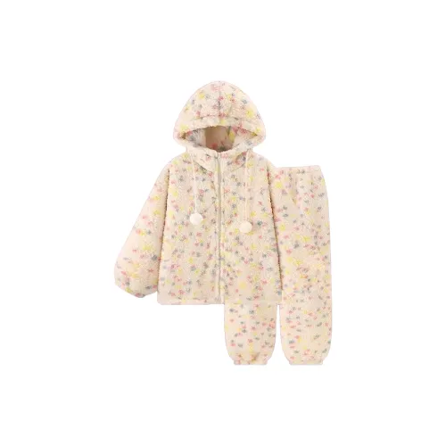 Beerus Многоцветный Гороховый узор Набор Женские Пижамные комплекты