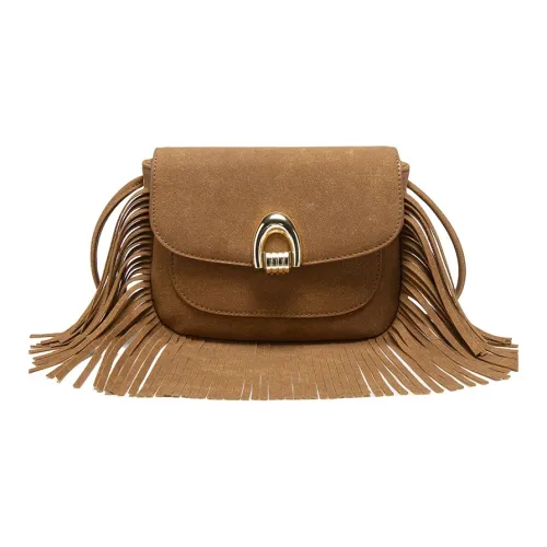 PAYOT Синтетическая кожа Сумка через плечо Сумка на плечо Стандартная Женская Коричневая