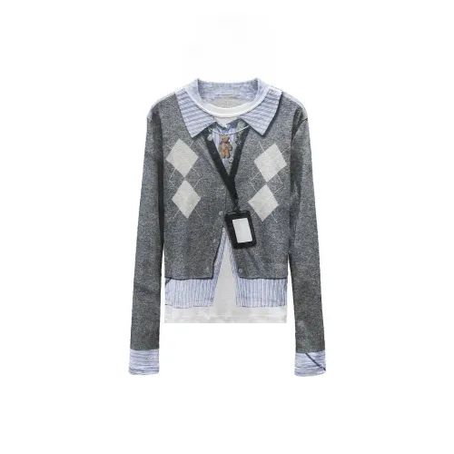 FLIM Серый Женский Трикотаж