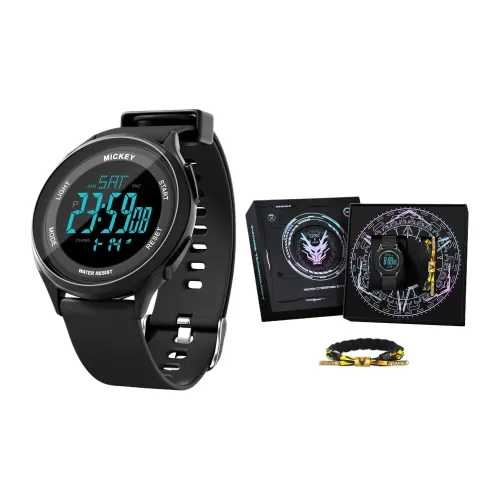 Disney Электронный Механизм TPU Ремешок Унисекс Черный Циферблат